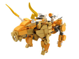 iM.Master Stavebnice mechanický bojový robot žlutý